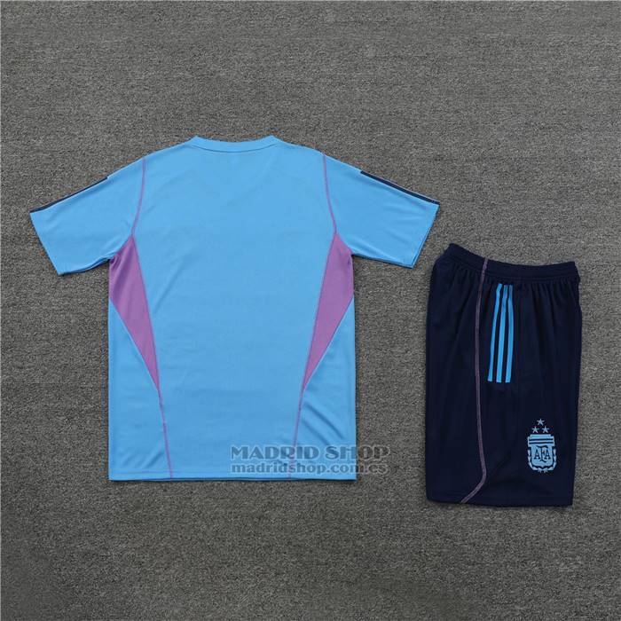 Chandal del Argentina Manga Corta 2023-2024 Azul Oscuro - Pantalon Corto